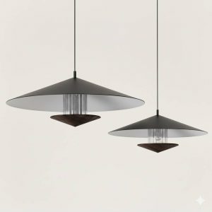 Suspension Gehit — esthétique contemporaine et équilibre des volumes, signée Aromas.