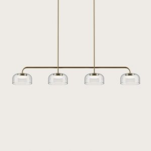 Suspension Aromas installée dans un intérieur contemporain, éclairage diffus et design épuré.