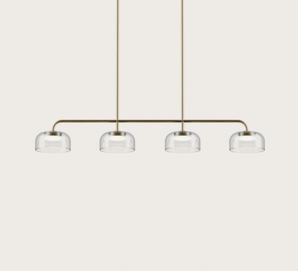 Suspension Aromas installée dans un intérieur contemporain, éclairage diffus et design épuré.