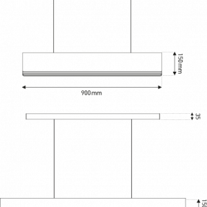 Suspension Respiro 900 de chez DCW Éditions installée dans un intérieur contemporain, lumière indirecte et design aérien.