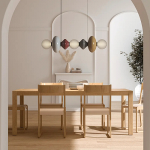 Suspension Mapi de chez Aromas au design contemporain, intégrée dans un intérieur élégant