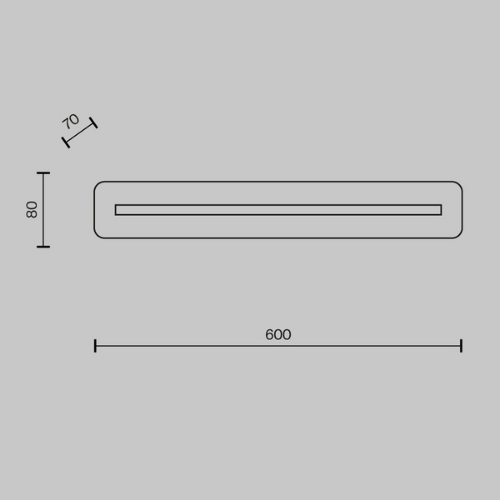 Suspension Albatre en finition effet marbre par Maytoni