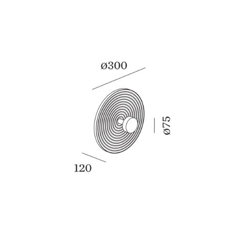 Applique murale Tapis 1.0 design minimaliste par Wever & Ducré